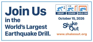 Earthquake Drill Flyer Announcement